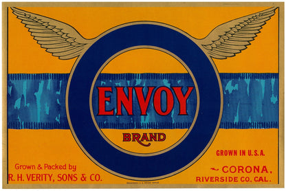 『ENVOY』 広告 ラベル アメリカ オリジナル [2790]