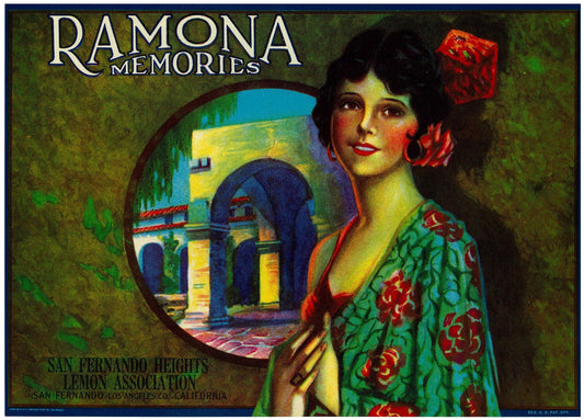 『RAMONA MEMORIES』 広告 ラベル アメリカ オリジナル [2793]