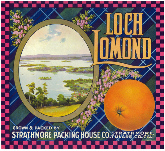 『LOCH LOMOND』 広告 ラベル アメリカ オリジナル [2797]