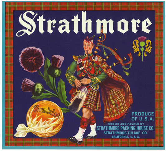 『Strathmore』 広告 ラベル アメリカ オリジナル [2843]