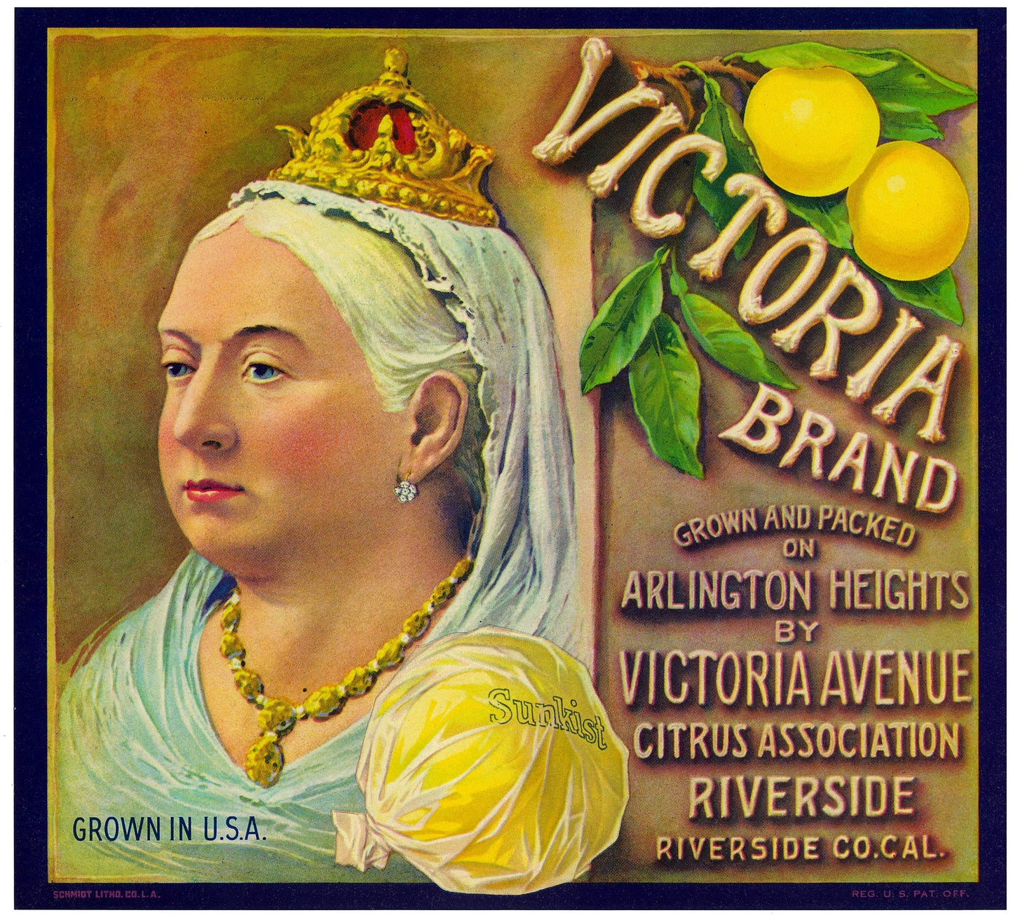 『VICTORIA』 広告 ラベル アメリカ オリジナル [2846]
