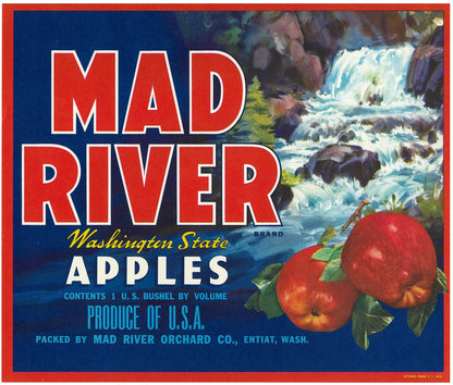 『MAD RIVER』 広告 ラベル アメリカ オリジナル [2882]