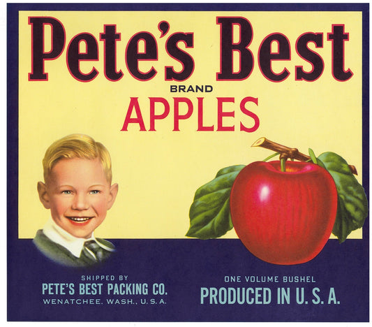 『Peter's Best』 広告 ラベル アメリカ オリジナル [2889]
