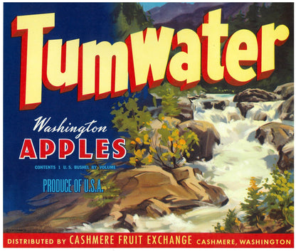 『Tumwater』 広告 ラベル アメリカ オリジナル [2913]
