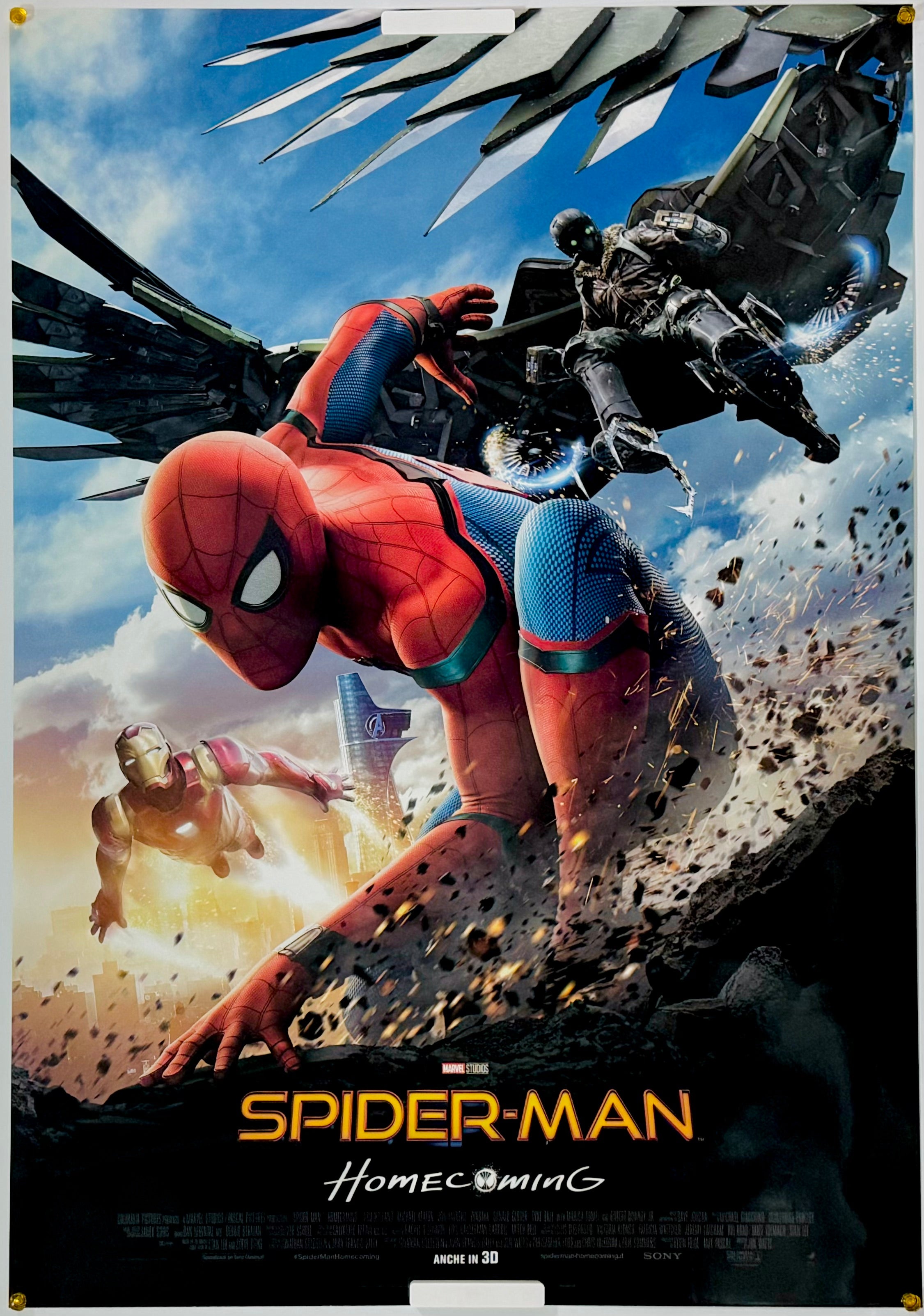IMAXポスターA3 映画スパイダーマン：ホームカミング　海外特典アベンジャーズ スパイダーマン ホームカミング』 洋画 イタリア - 海外版映画ポスター
