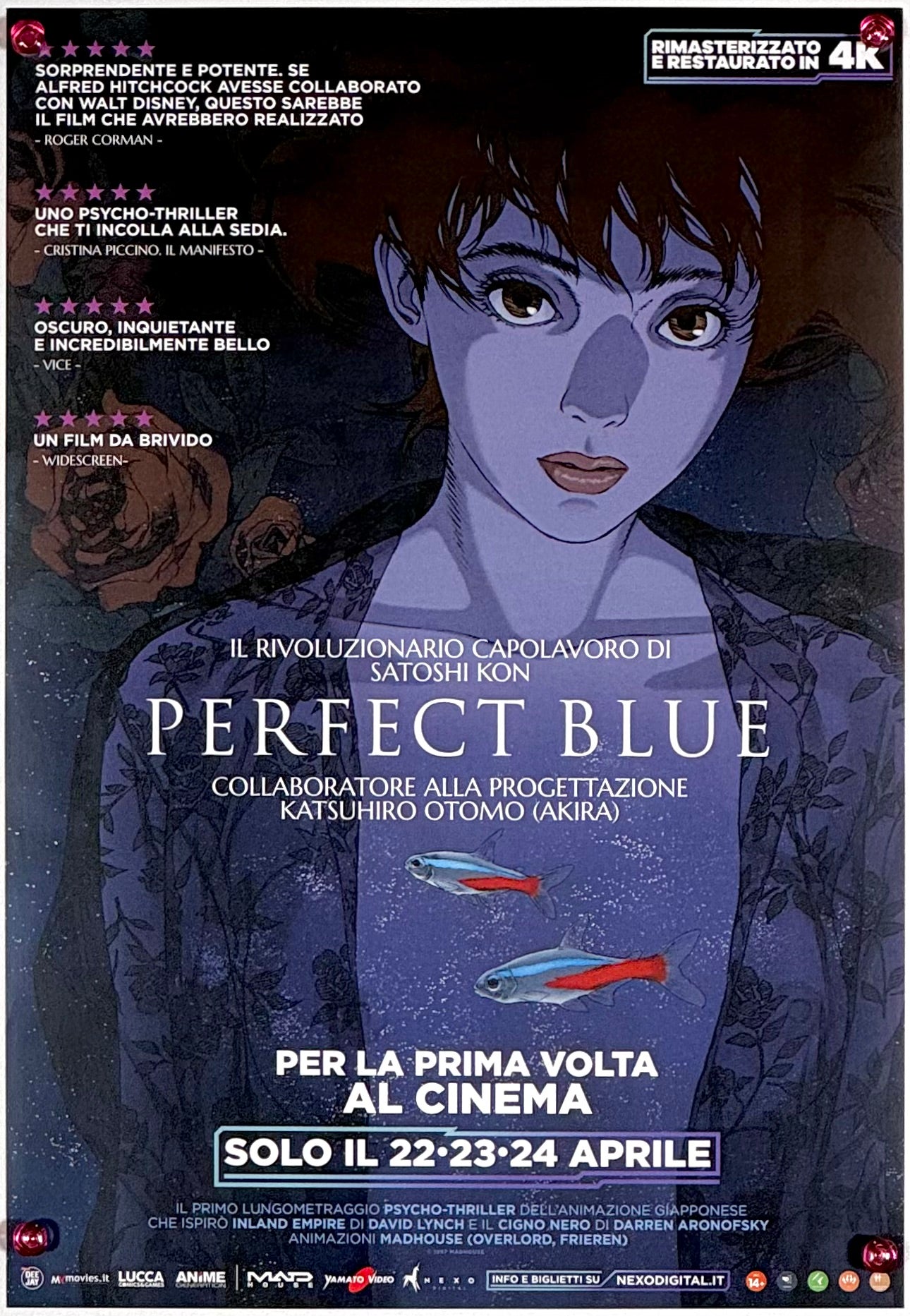 『パーフェクトブルー』 映画 ポスター イタリア オリジナル [2965]