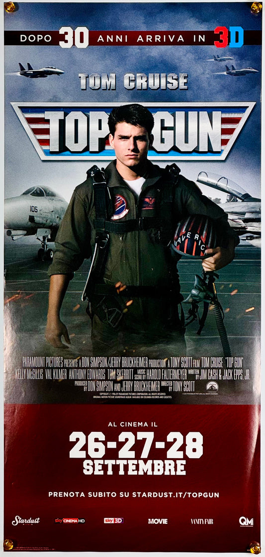 『トップガン 3D』 映画 ポスター イタリア オリジナル [2969]