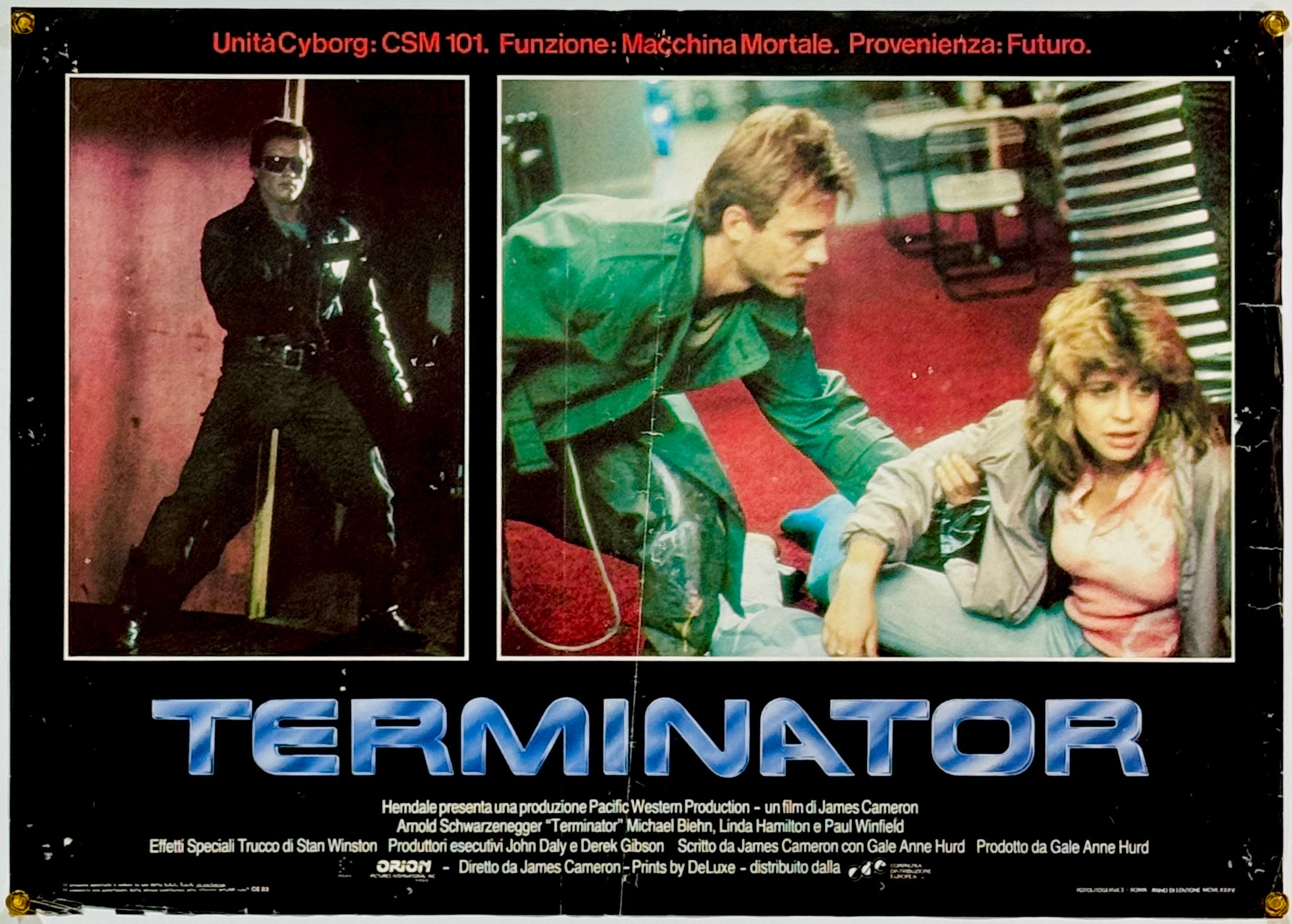 ターミネーター』 洋画 イタリア - 海外版映画ポスター専門店 - – Fine