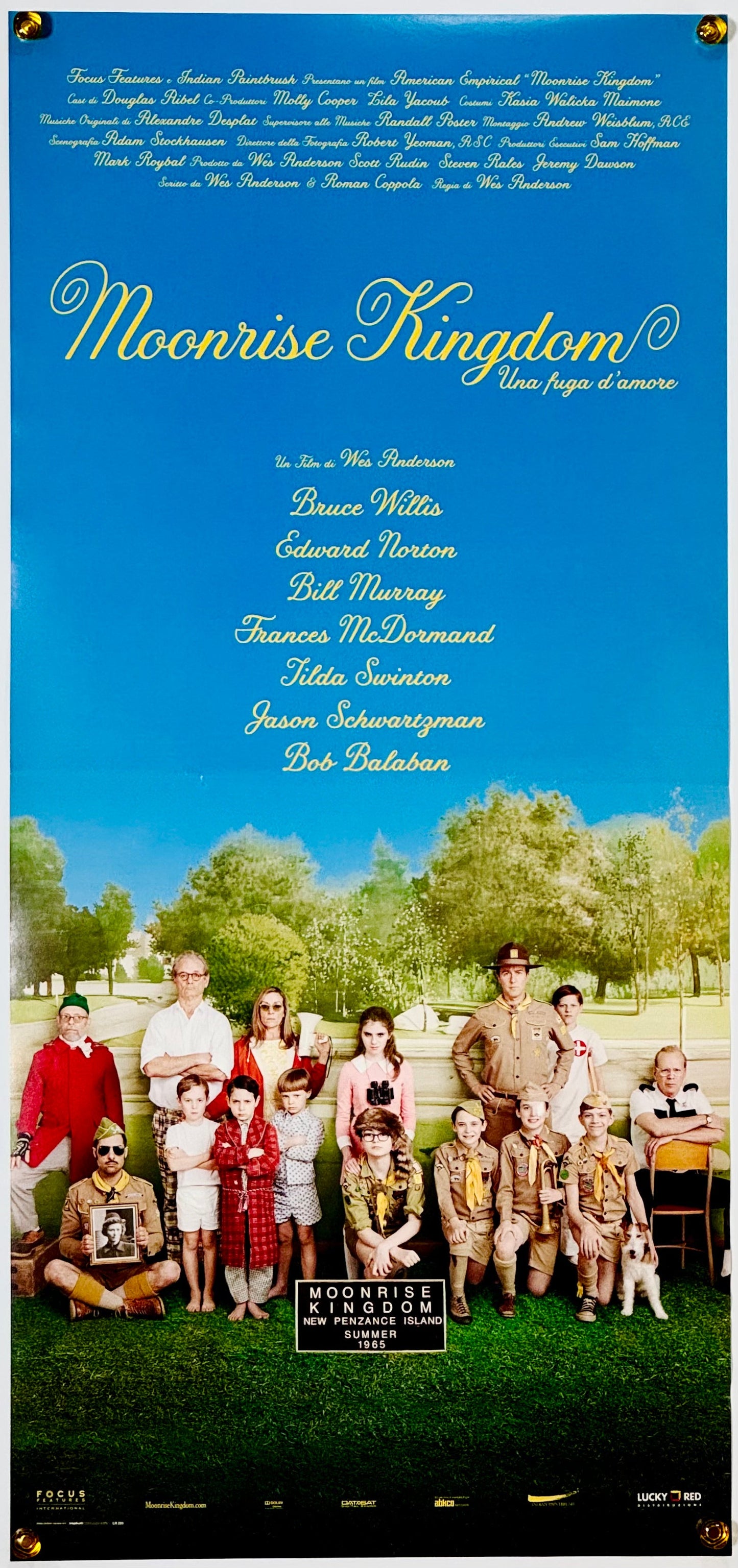 『ムーンライズ・キングダム』 映画 ポスター イタリア オリジナル [2982]