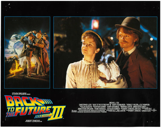 『バック・トゥ・ザ・フューチャー PART3』 映画 ロビーカード アメリカ オリジナル [3014]