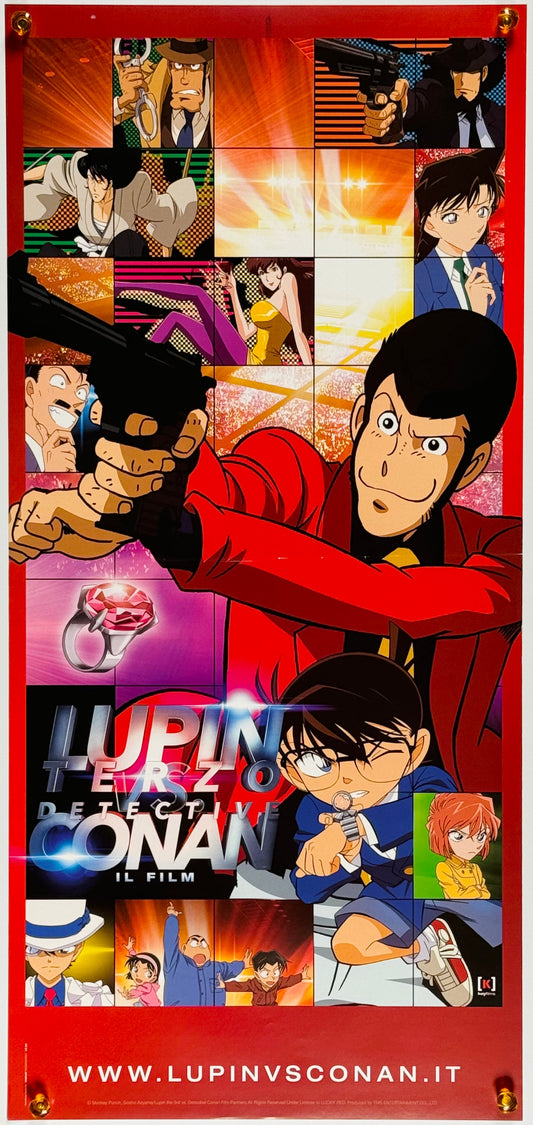 『ルパン三世VS名探偵コナン THE MOVIE』 映画 ポスター イタリア オリジナル [301]