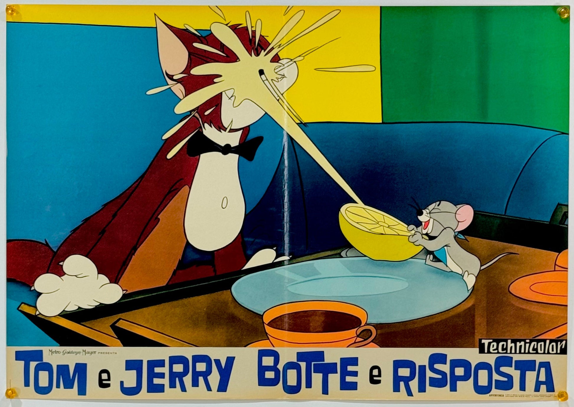 『トムとジェリー Tom e Jerry botte e risposta』 映画 ポスター イタリア オリジナル [3069]