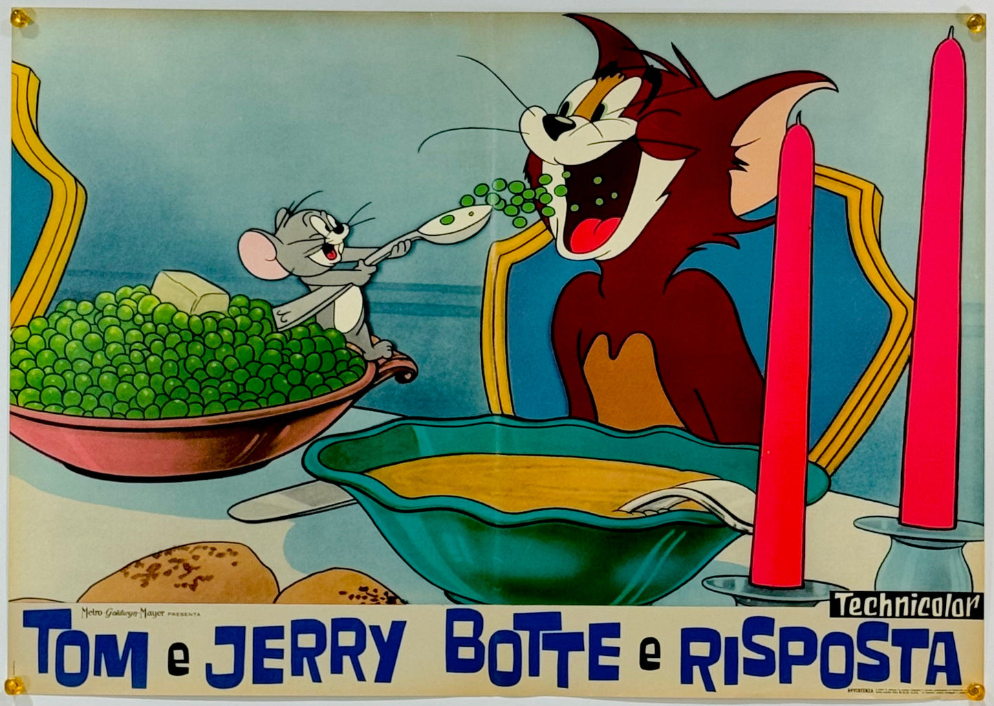 『トムとジェリー Tom e Jerry botte e risposta』 映画 ポスター イタリア オリジナル [3071]