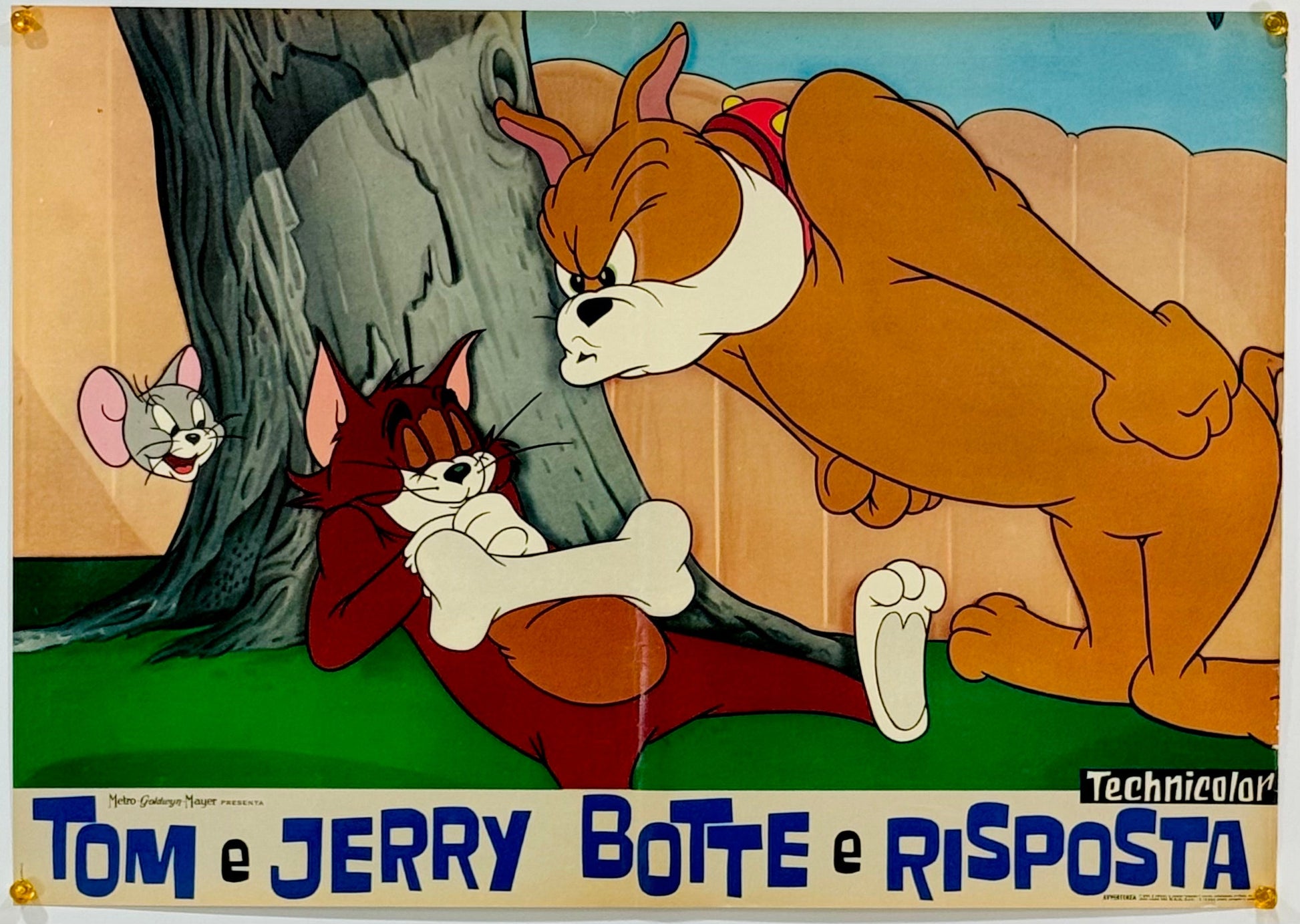 『トムとジェリー Tom e Jerry botte e risposta』 映画 ポスター イタリア オリジナル [3073]