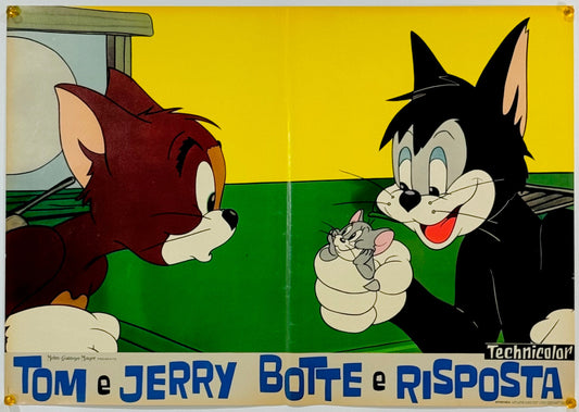 『トムとジェリー Tom e Jerry botte e risposta』 映画 ポスター イタリア オリジナル [3074]