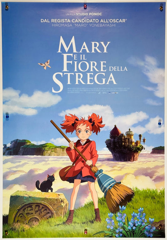 『メアリと魔女の花』 映画 ポスター イタリア オリジナル [3080]