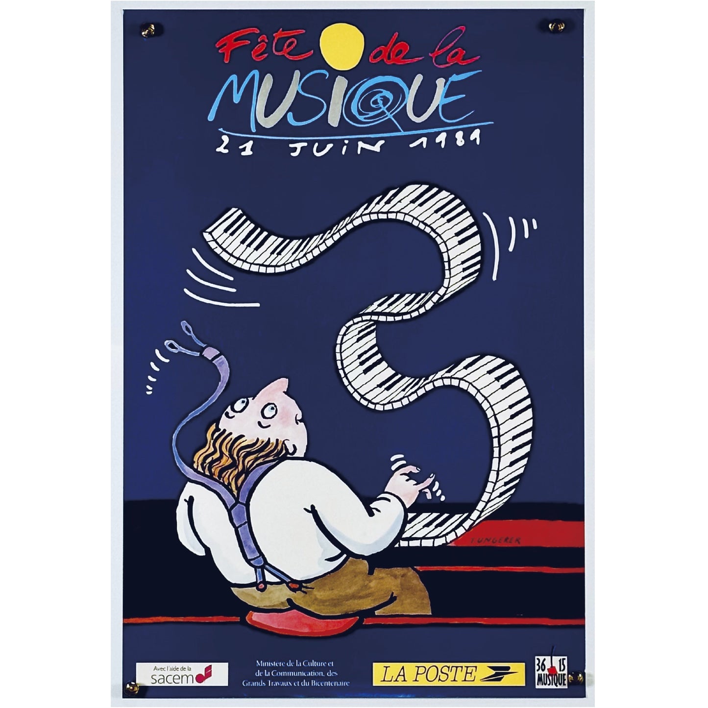 『Fete de la Musique』 広告 ポスター フランス オリジナル [30]