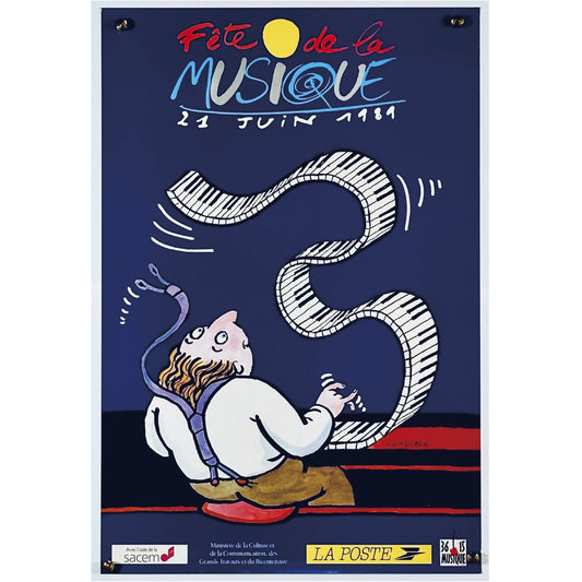 『Fete de la Musique』 広告 ポスター フランス オリジナル [30]