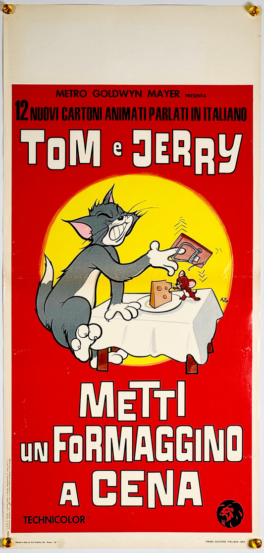 『トムとジェリー Metti un formaggino a cena』 映画 ポスター イタリア オリジナル [3105]