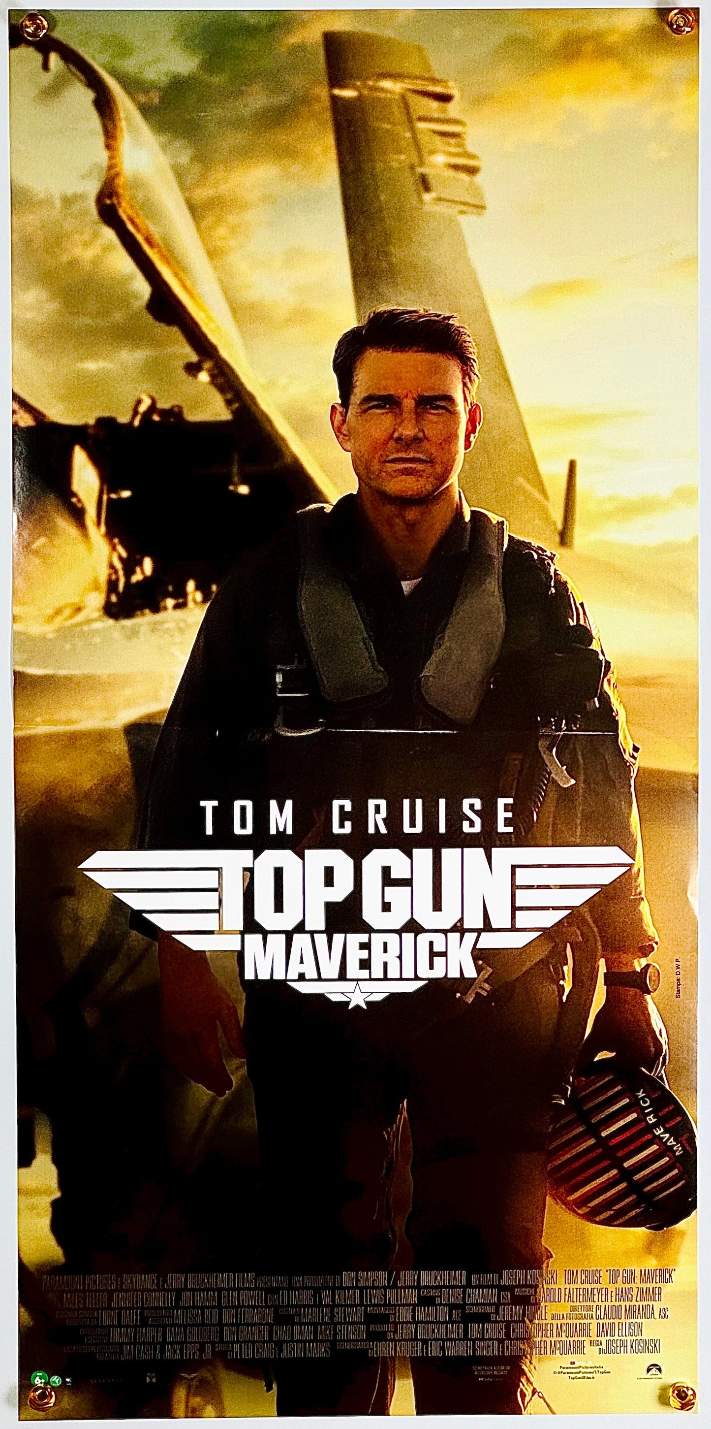 『トップガン マーヴェリック』 映画 ポスター イタリア オリジナル [3123]