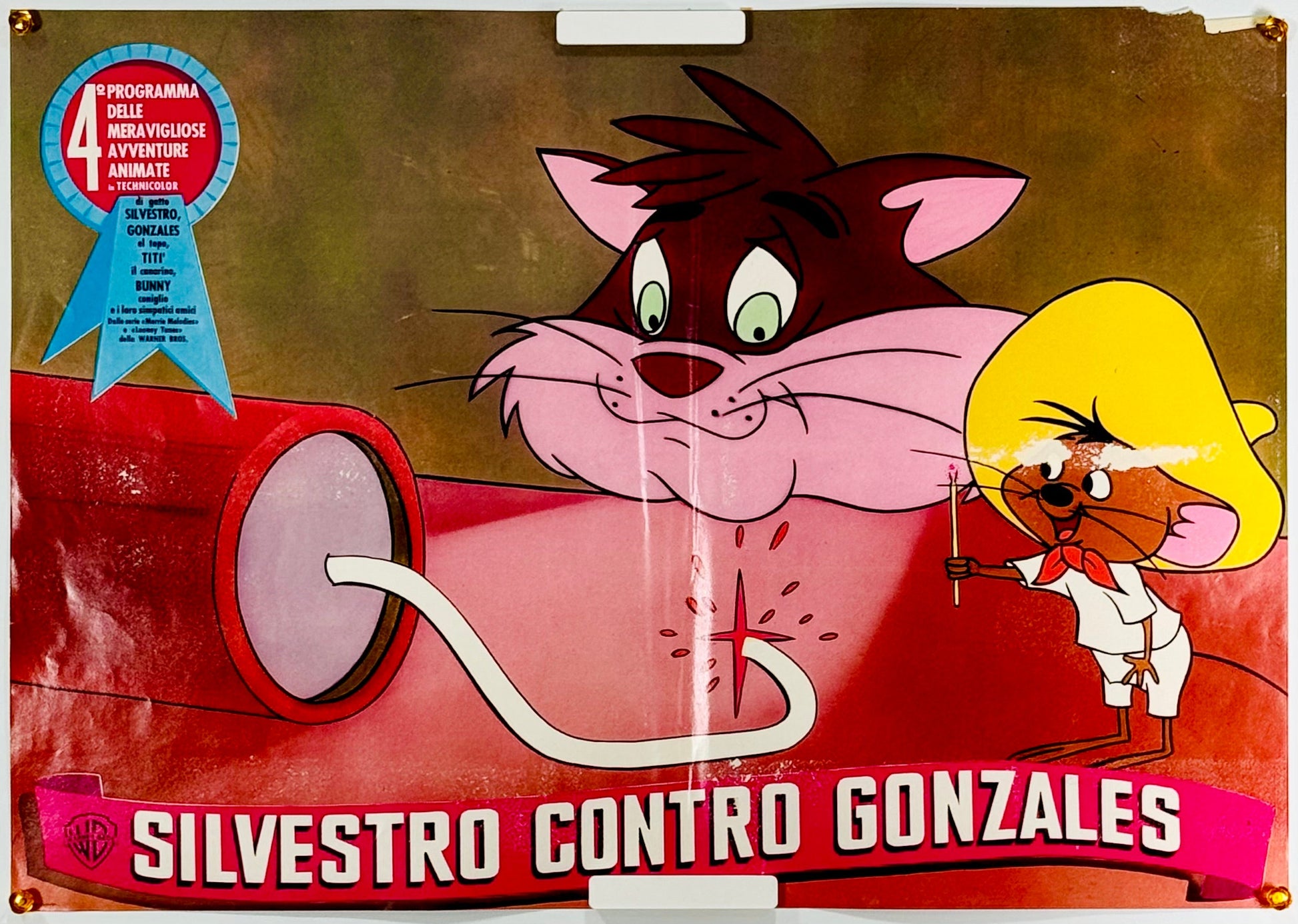 『ルーニー・テューンズ Silvestro contro Gonzales』 映画 ポスター イタリア オリジナル [3130]_1