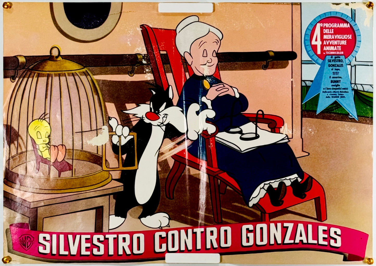 『ルーニー・テューンズ Silvestro contro Gonzales』 映画 ポスター イタリア オリジナル [3132]_1