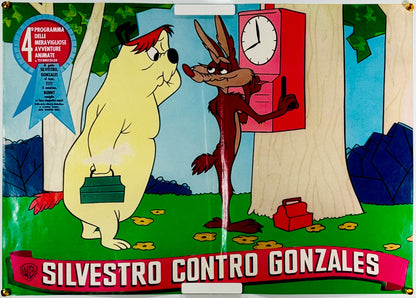 『ルーニー・テューンズ Silvestro contro Gonzales』 映画 ポスター イタリア オリジナル [3133]