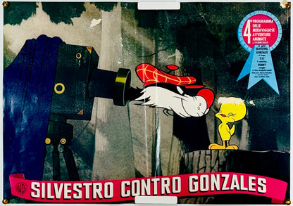 『ルーニー・テューンズ Silvestro contro Gonzales』 映画 ポスター イタリア オリジナル [3134]