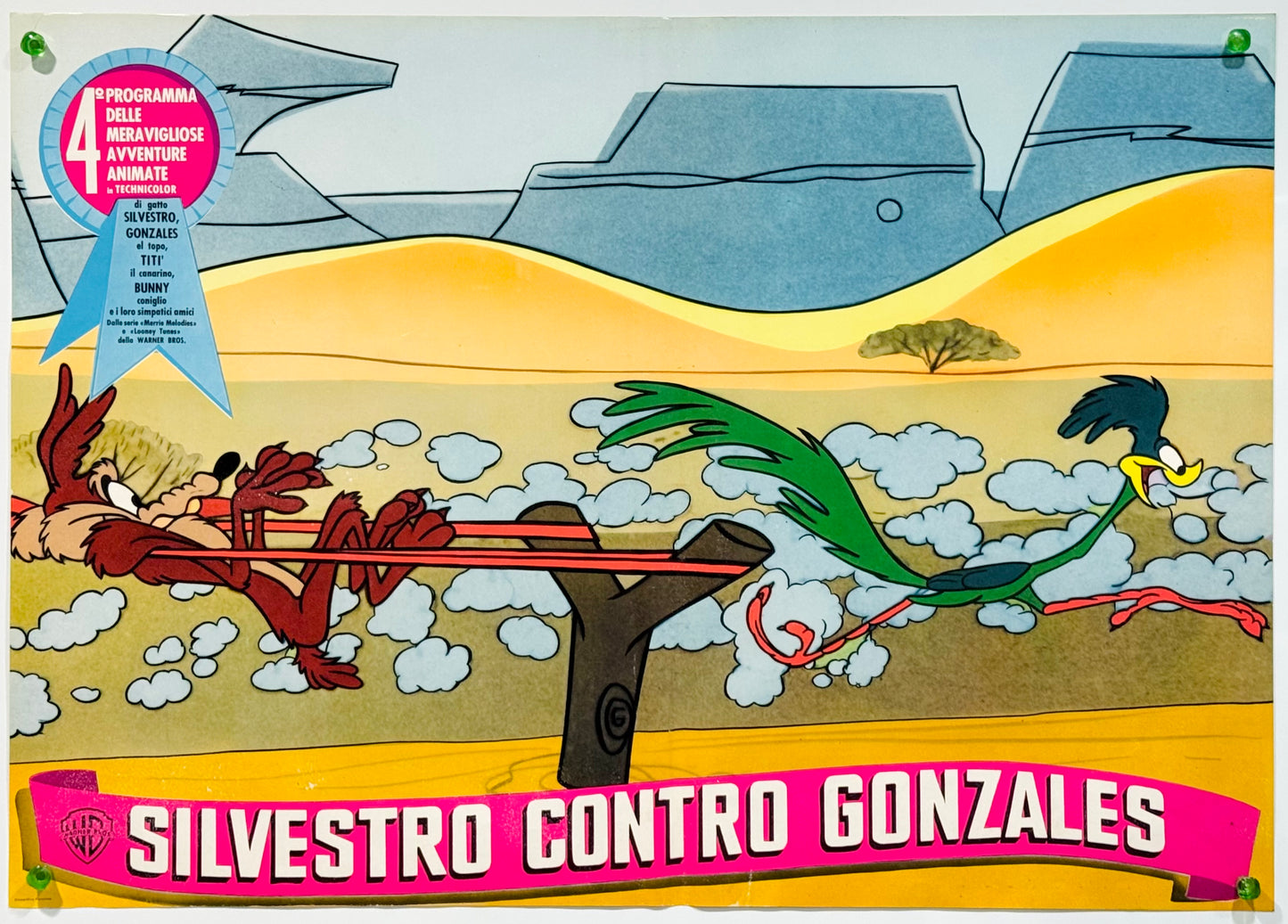 『ルーニー・テューンズ Silvestro contro Gonzales』 映画 ポスター イタリア オリジナル [3137]