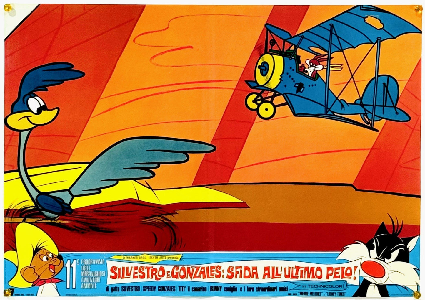 『ルーニー・テューンズ Silvestro e Gonzales : Sfida all'ultimo pelo!』 映画 ポスター イタリア オリジナル [3144]
