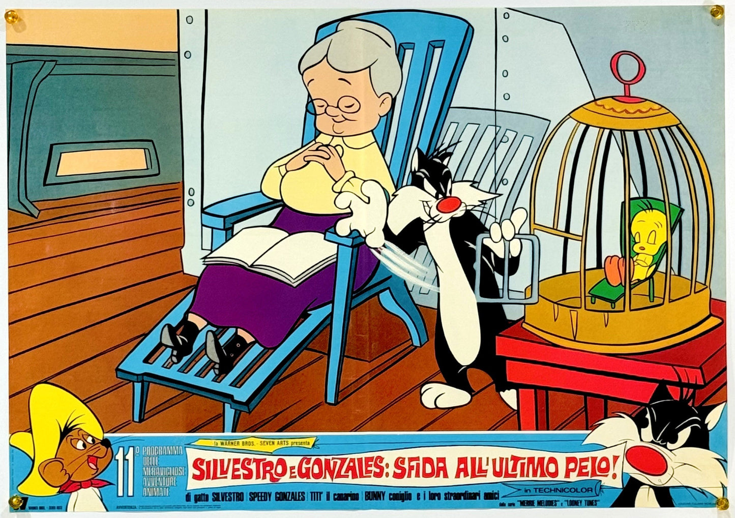 『ルーニー・テューンズ Silvestro e Gonzales : Sfida all'ultimo pelo!』 映画 ポスター イタリア オリジナル [3146]