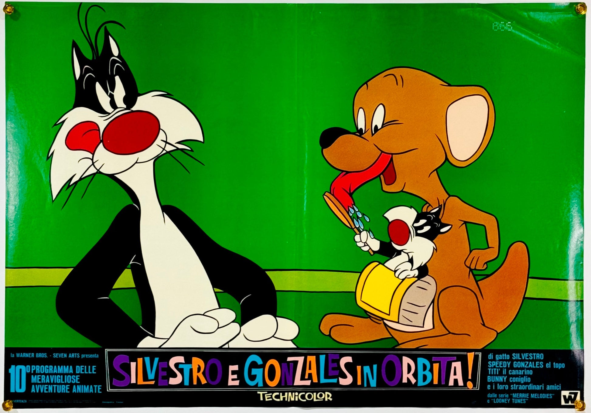 『ルーニー・テューンズ Silvestro e Gonzales in orbita!』 映画 ポスター イタリア オリジナル [3147]