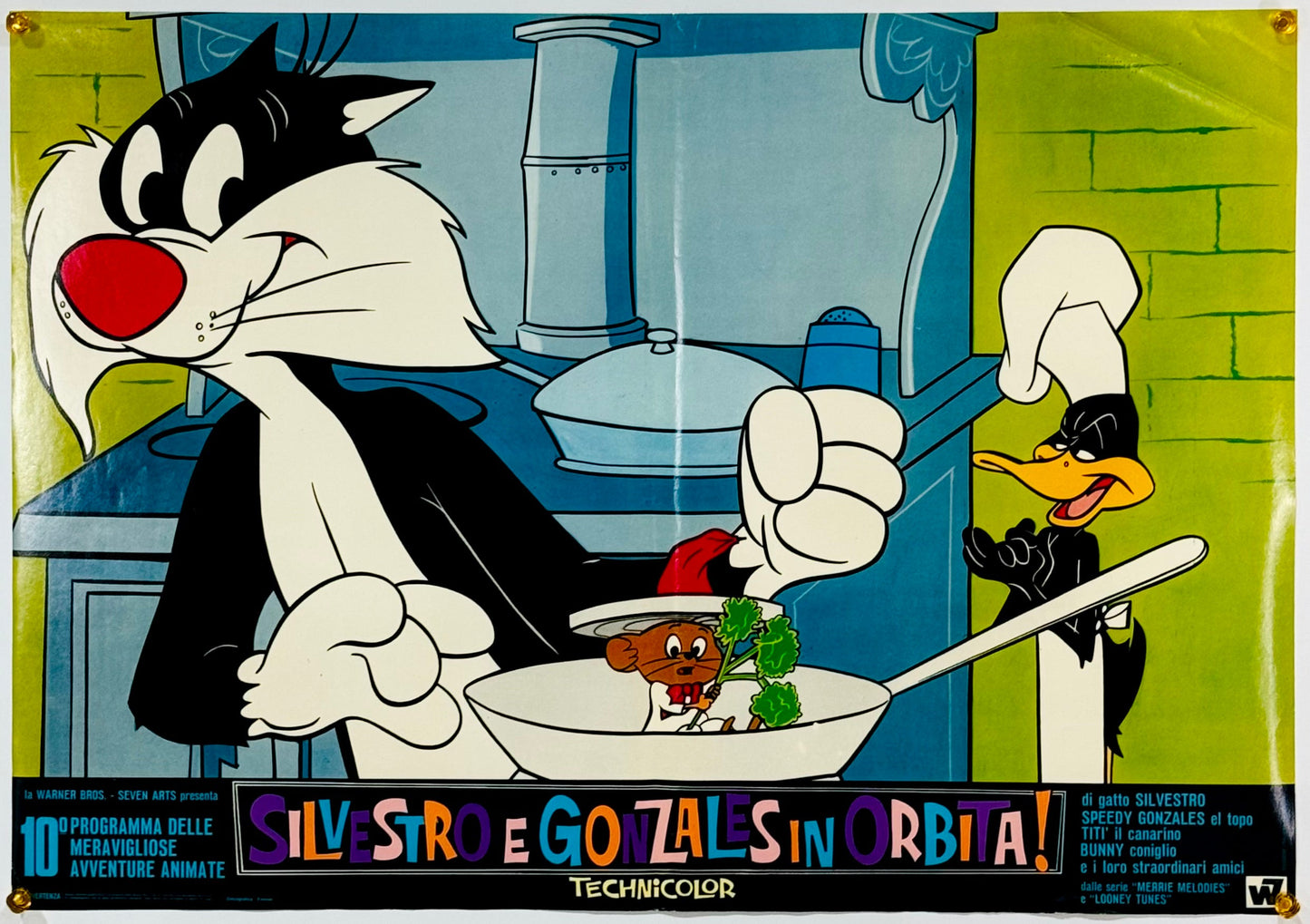 『ルーニー・テューンズ Silvestro e Gonzales in orbita!』 映画 ポスター イタリア オリジナル [3149]