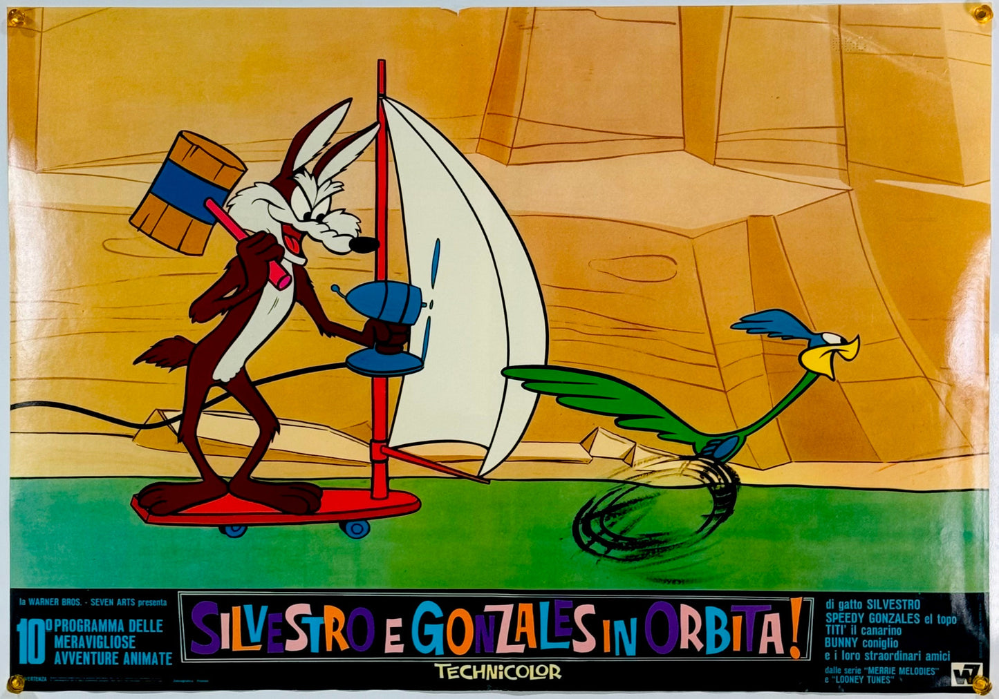 『ルーニー・テューンズ Silvestro e Gonzales in orbita!』 映画 ポスター イタリア オリジナル [3155]_1