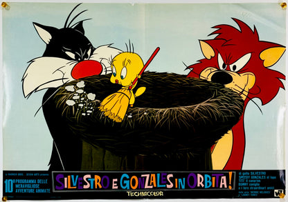 『ルーニー・テューンズ Silvestro e Gonzales in orbita!』 映画 ポスター イタリア オリジナル [3156]_1