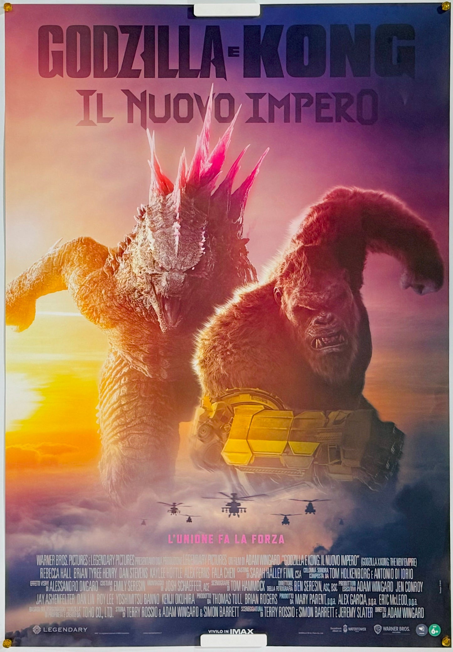 『ゴジラ x コング 新たなる帝国』 映画 ポスター イタリア オリジナル [3164]