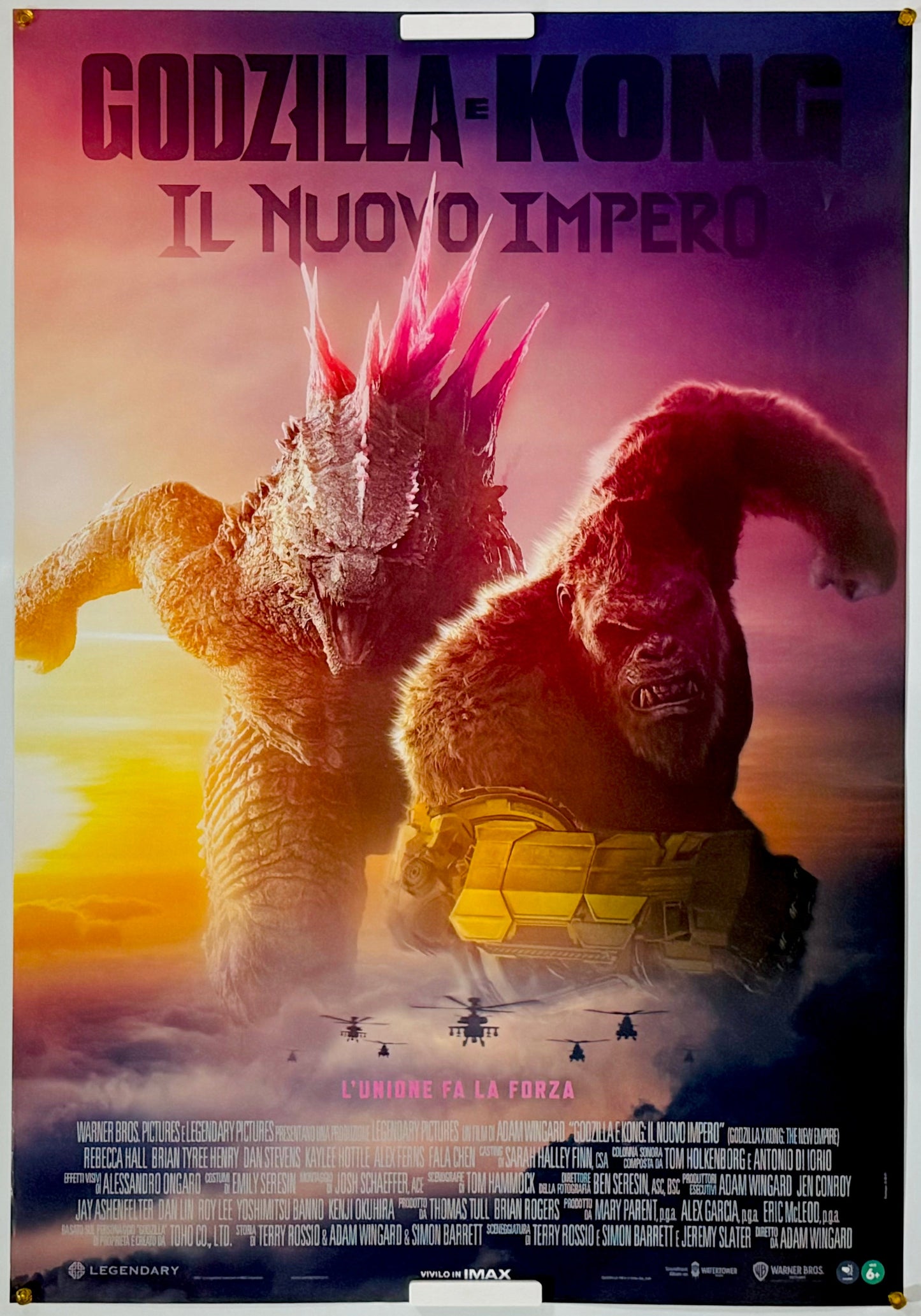 『ゴジラ x コング 新たなる帝国』 映画 ポスター イタリア オリジナル [3165]