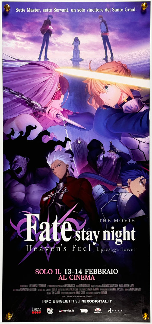 『Fate/stay night [Heaven's Feel] I. presage flower』 映画 ポスター イタリア オリジナル [318]