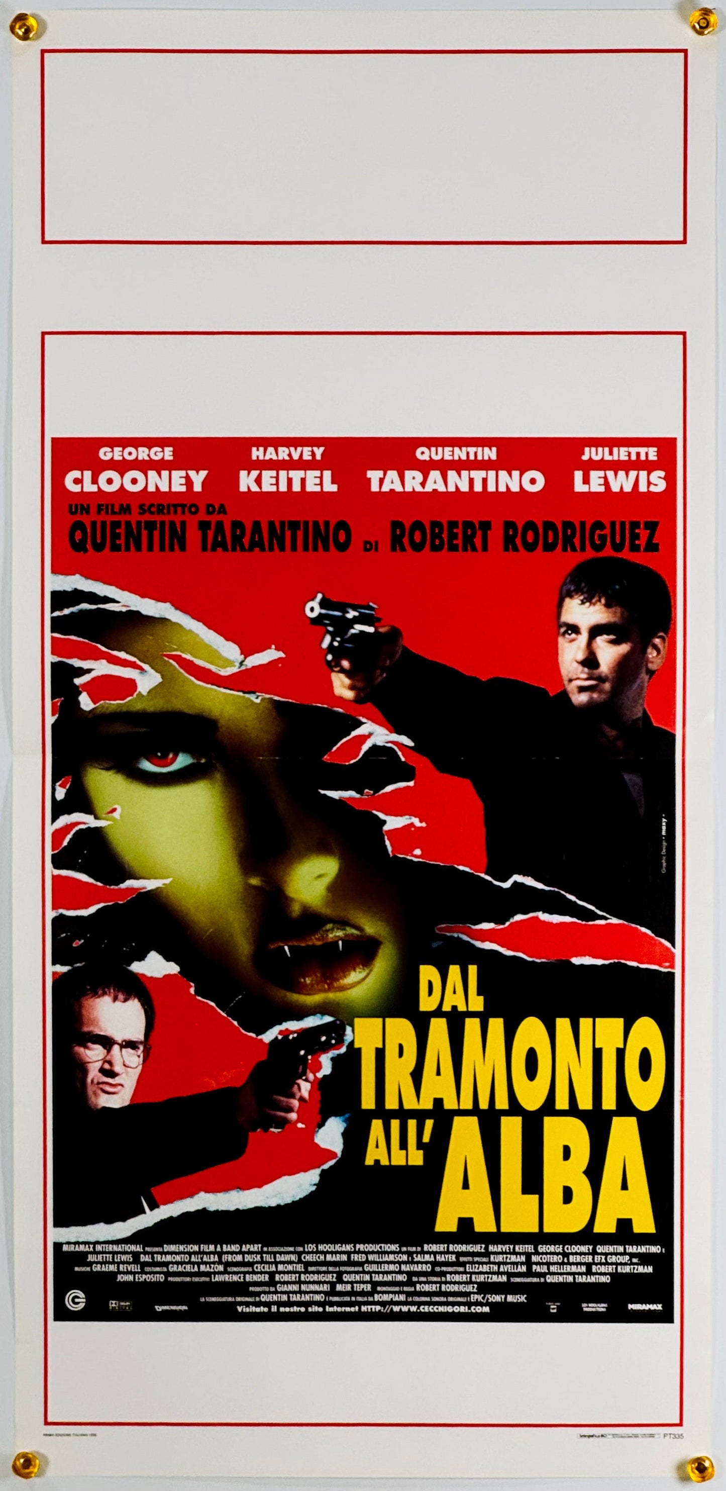 『フロム・ダスク・ティル・ドーン』 映画 ポスター イタリア オリジナル [3192]
