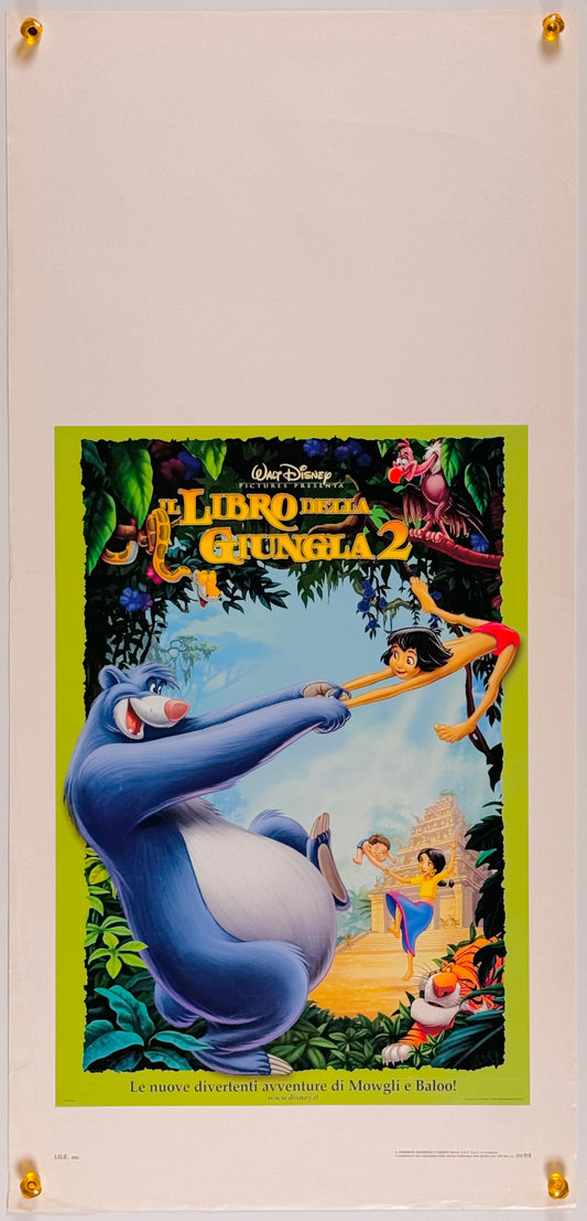 『ジャングル・ブック2 うたって おどって 大冒険!』 映画 ポスター イタリア オリジナル [319]