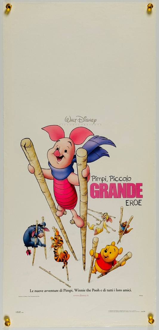 『くまのプーさん 完全保存版II ピグレット・ムービー』 映画 ポスター イタリア オリジナル [321]