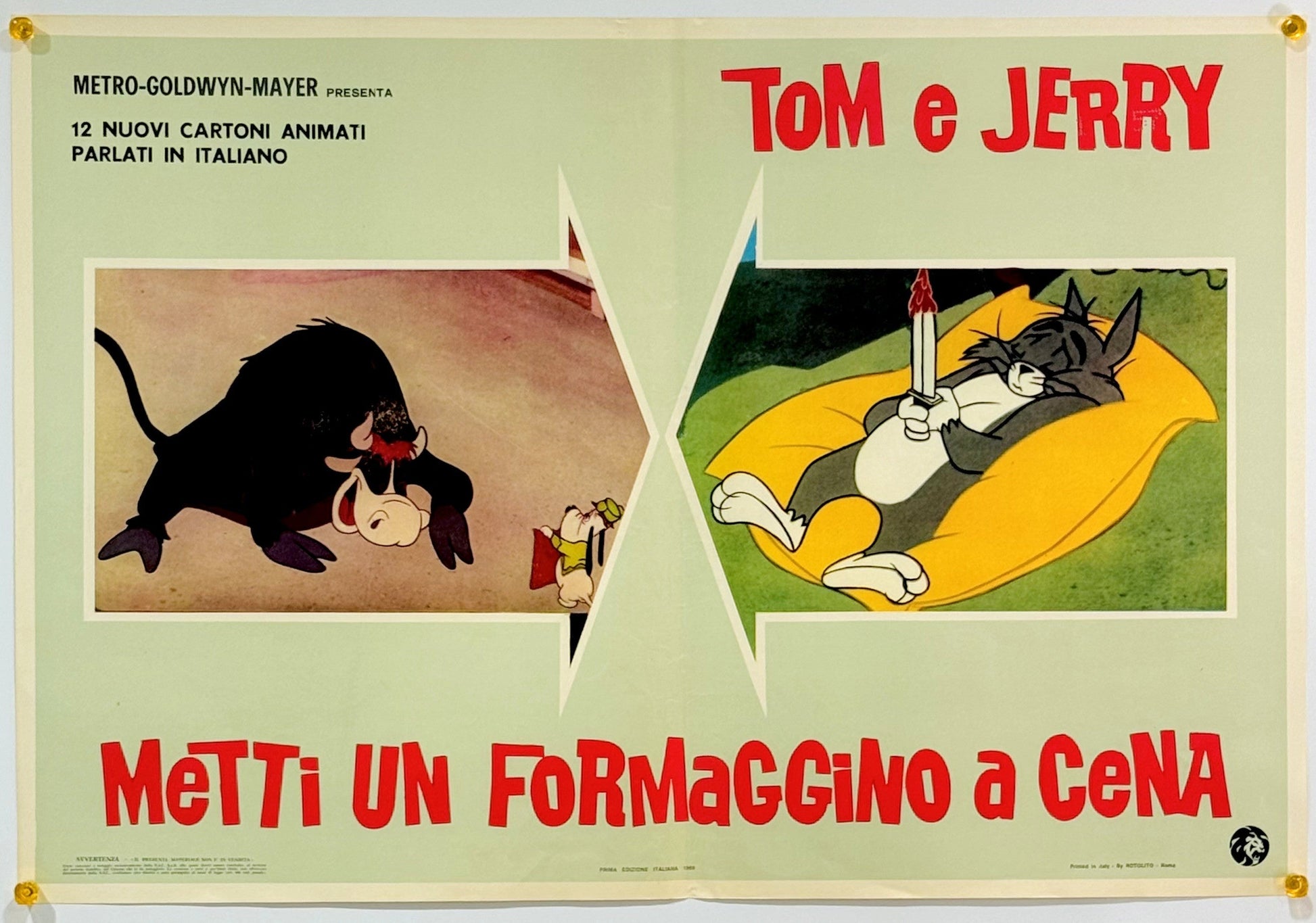 『トムとジェリー Metti un formaggino a cena』 映画 ポスター イタリア オリジナル [3240]