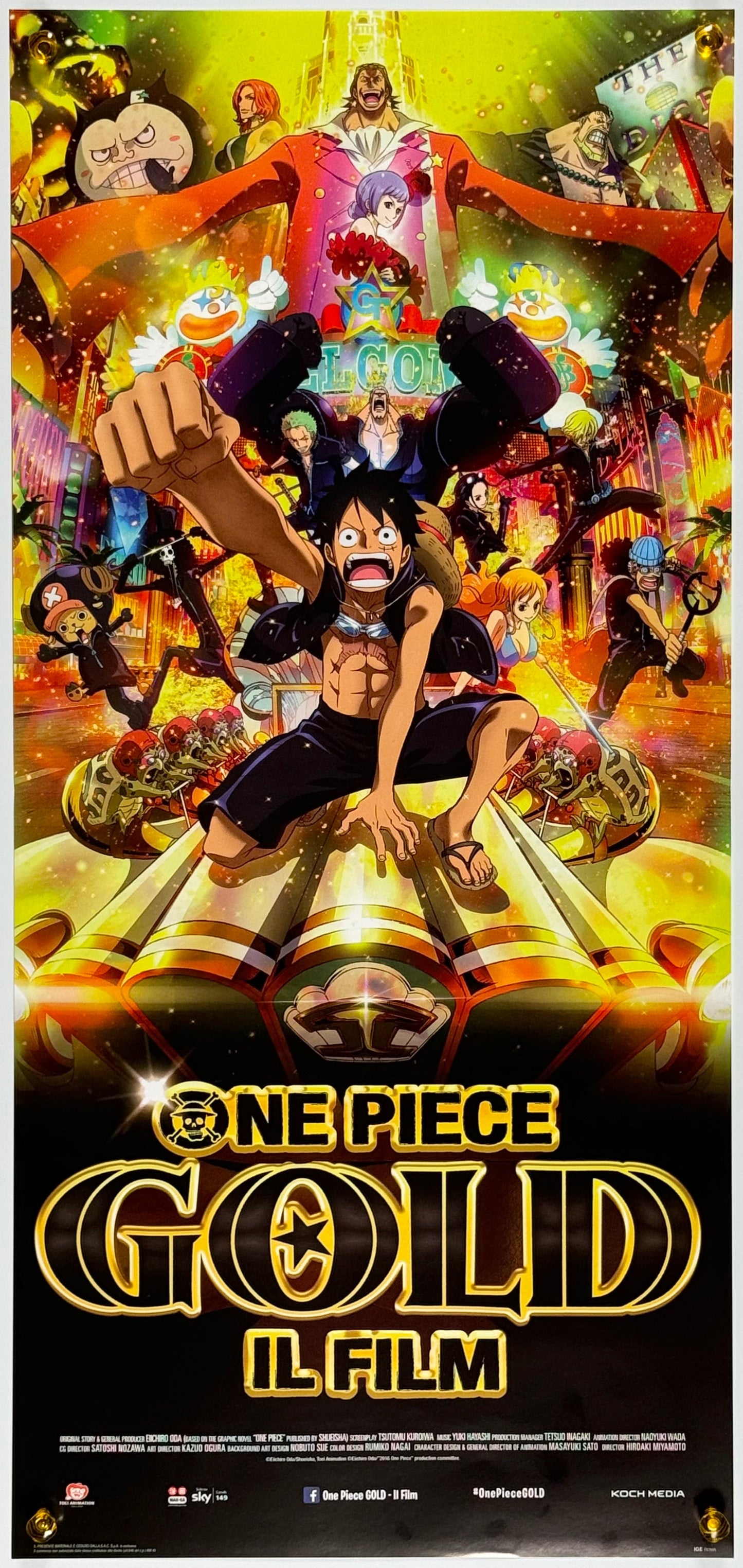 『ONE PIECE FILM GOLD』 映画 ポスター イタリア オリジナル [327]