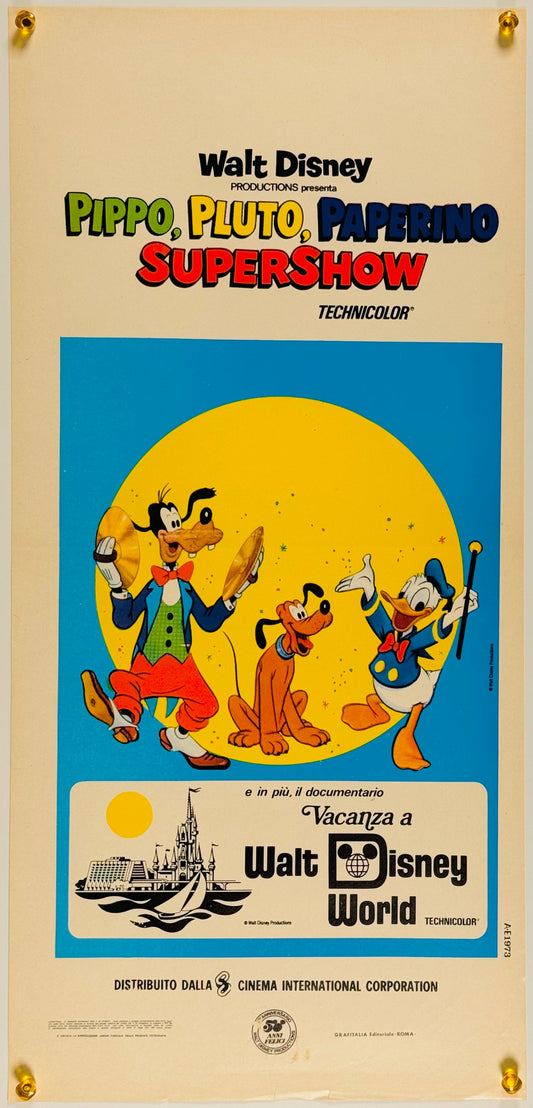『ディズニー Walt Disney's 50th Anniversary Show』 映画 ポスター イタリア オリジナル [329]