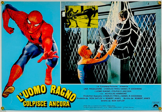 『スパイダーマン プルトニウムを追え』 映画 ポスター イタリア オリジナル [3322]