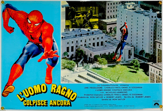 『スパイダーマン プルトニウムを追え』 映画 ポスター イタリア オリジナル [3323]