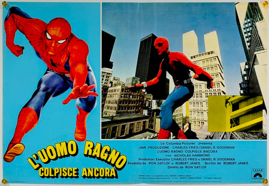 『スパイダーマン プルトニウムを追え』 映画 ポスター イタリア オリジナル [3324]
