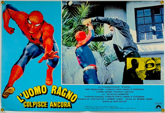 『スパイダーマン プルトニウムを追え』 映画 ポスター イタリア オリジナル [3325]