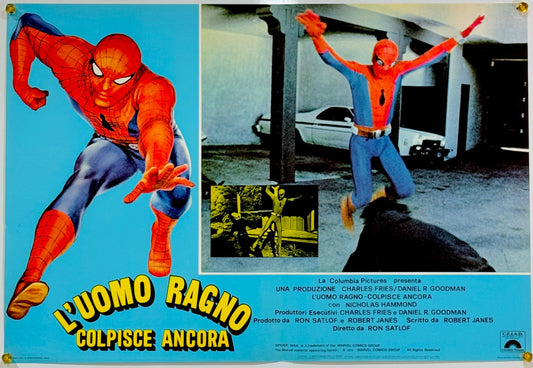 『スパイダーマン プルトニウムを追え』 映画 ポスター イタリア オリジナル [3326]