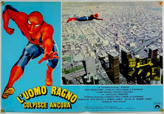 『スパイダーマン プルトニウムを追え』 映画 ポスター イタリア オリジナル [3327]